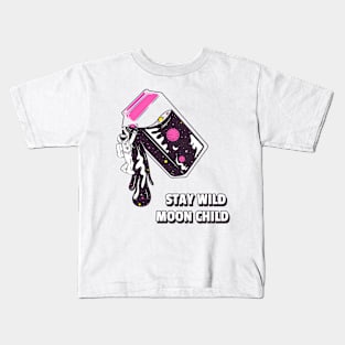 Stay Wild Moon Child Kids T-Shirt